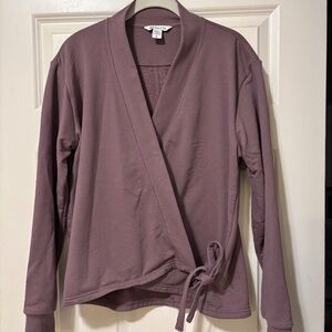 Athleta Retroterry Wrap Top